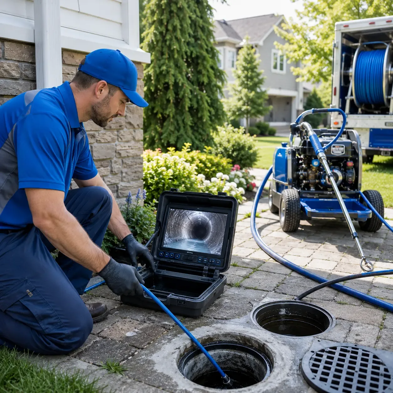 Outdoor drain cleaning professionals serving Brentwood, MD