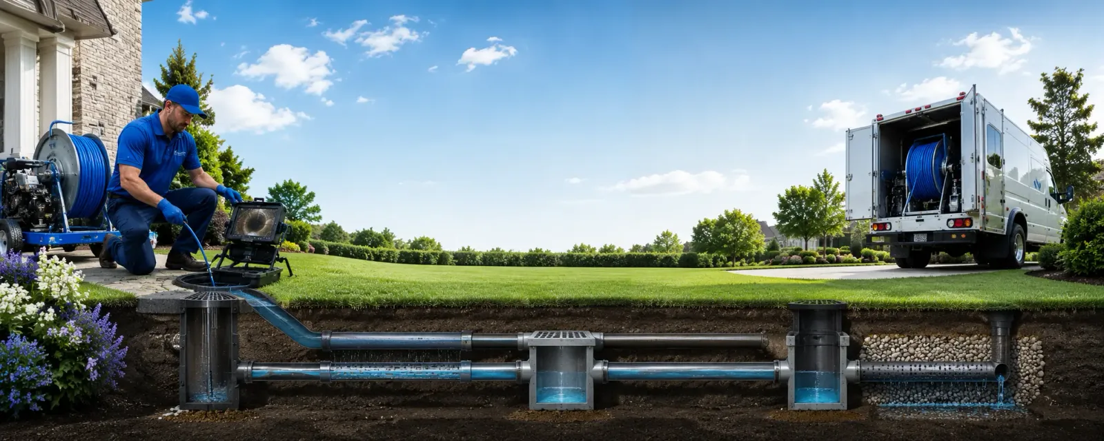 Outdoor drain cleaning information for Brentwood, MD